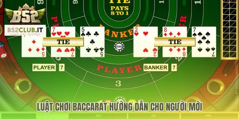 Baccarat Là Gì | Cách Chơi Dễ Hiểu Tìm Điểm 9 Tại B52 3 Luật chơi Baccarat với quy tắc rút lá thứ ba tự động
